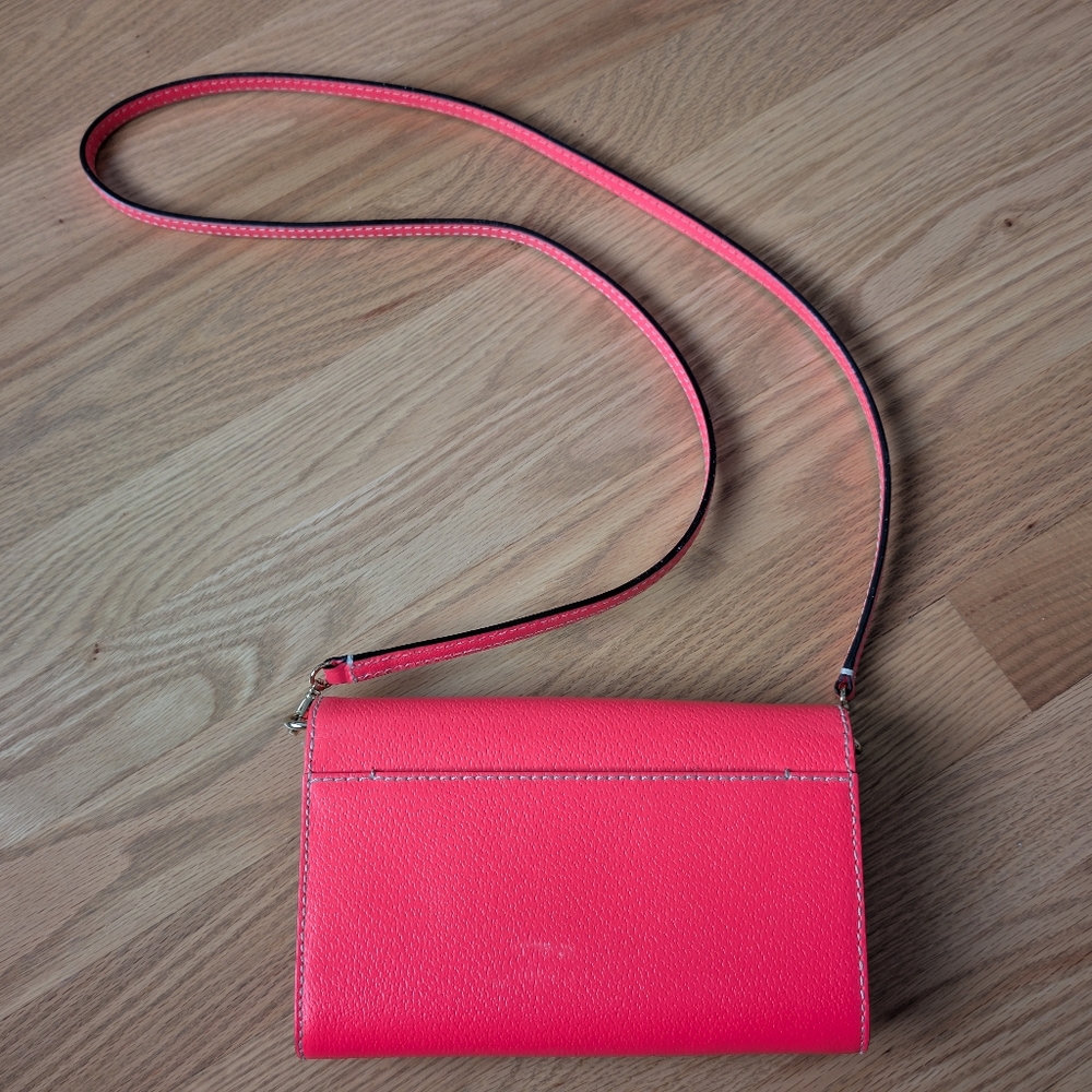 Kate Spade neon pink crossbody Natalie Wellesley hot rose - Picture 2 of 3